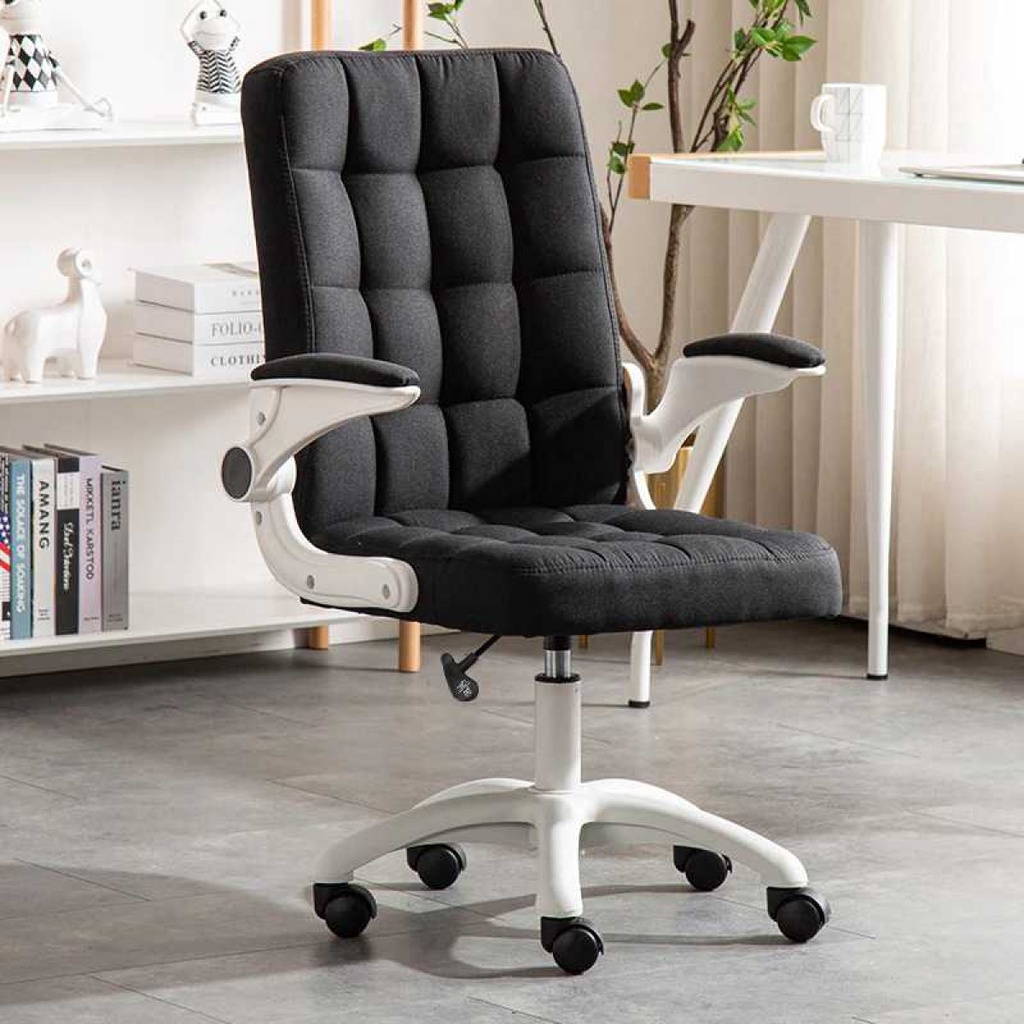 

Comfort Kursi Kerja Kantor Office Chair Lift Swivel Fabric - C032