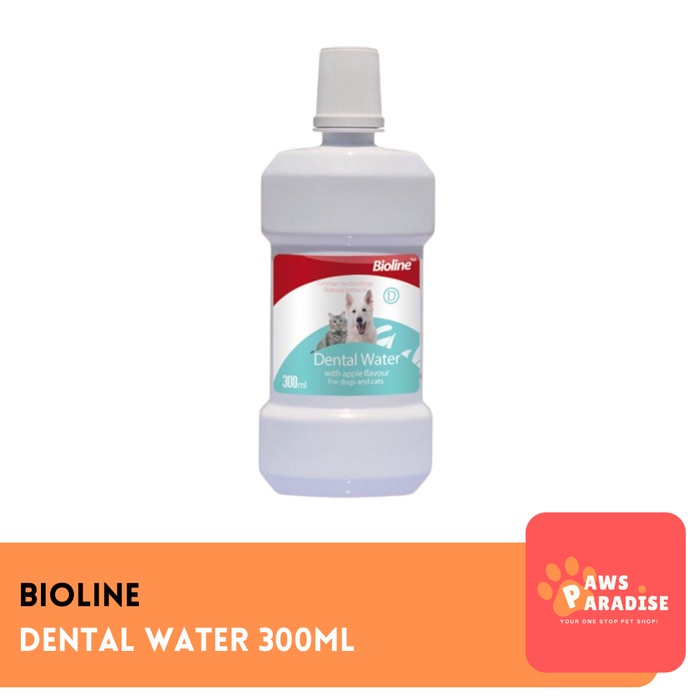 BIOLINE Dental Water 300ml / Cairan Pembersih Mulut Anjing Kucing