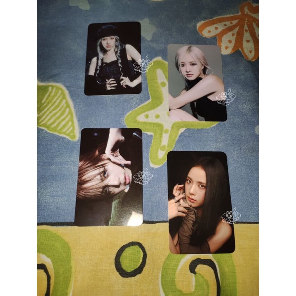 PHOTOCARD BLACKPINK JISOO ROSE LISA POB BENE KTOWN BOX SET VER OFFICIAL