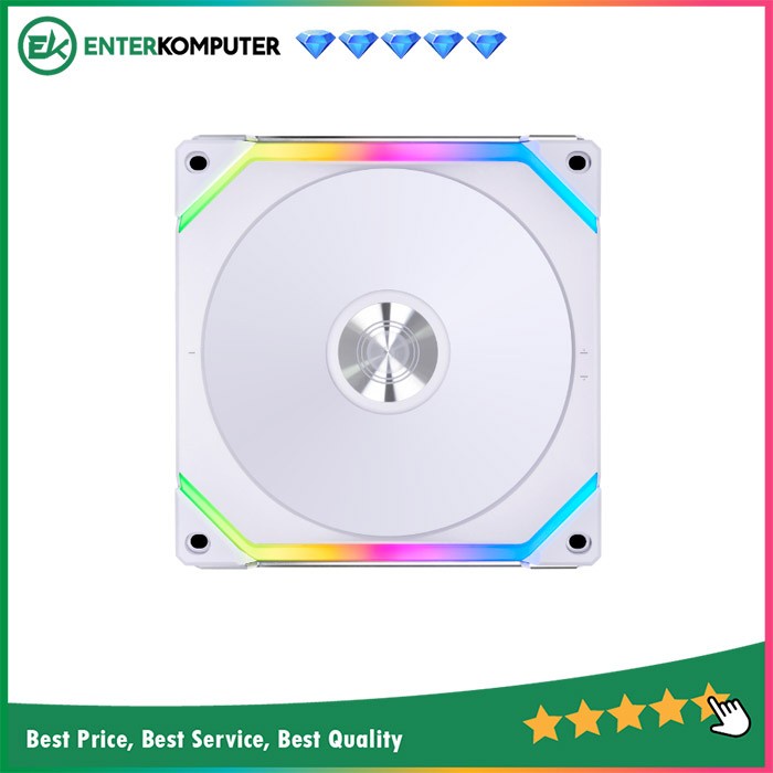 LIAN LI UNI FAN SL140 V2 WHITE - 14CM ARGB FAN / FAN Casing 14CM