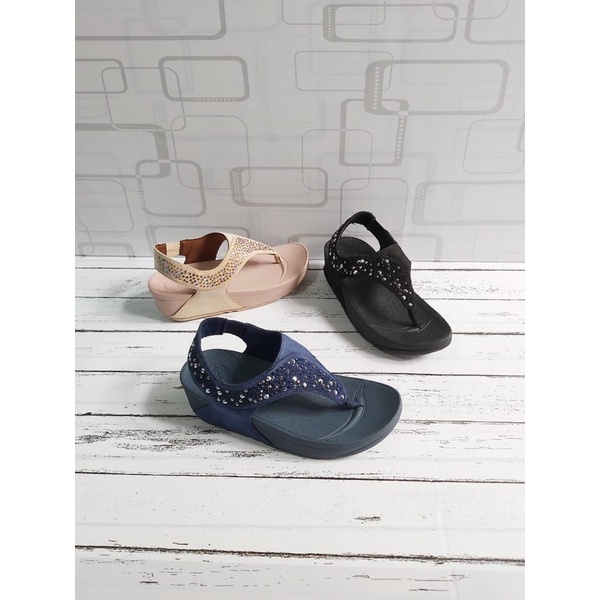 Sandal Wanita FitflopLeaf tali Grade Ori import