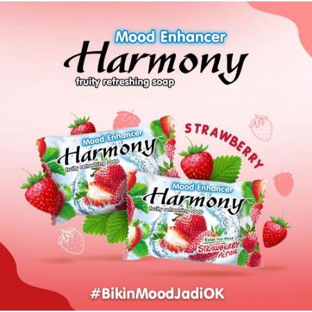 ^ KYRA ^ Harmony Sabun Mandi Batang Fruit Soap Wangi Buah Buahan Harmoni - Netto 70 gr