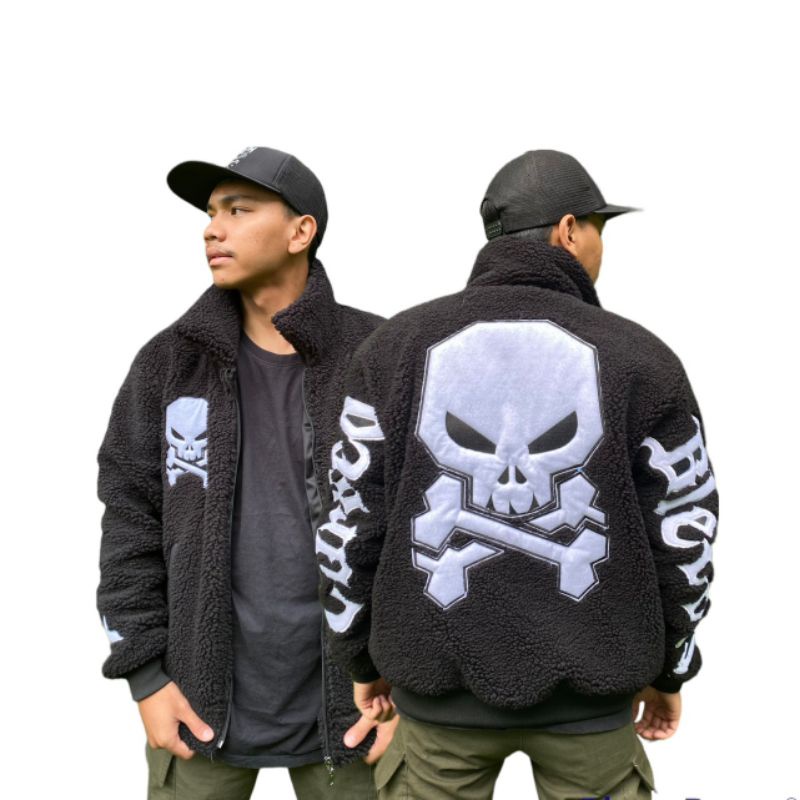 SHERPA JACKET WOLV STREETWEAR / SHERPA BRILLIANT LEGACY / JAKET BULU KETBLU