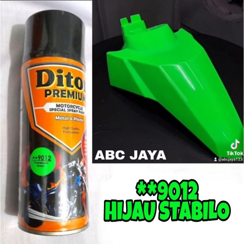Cat Pilok Pylox Diton Premium 9120** Fluorescent Green Hijau Stabilo Cat Otomotif Keren