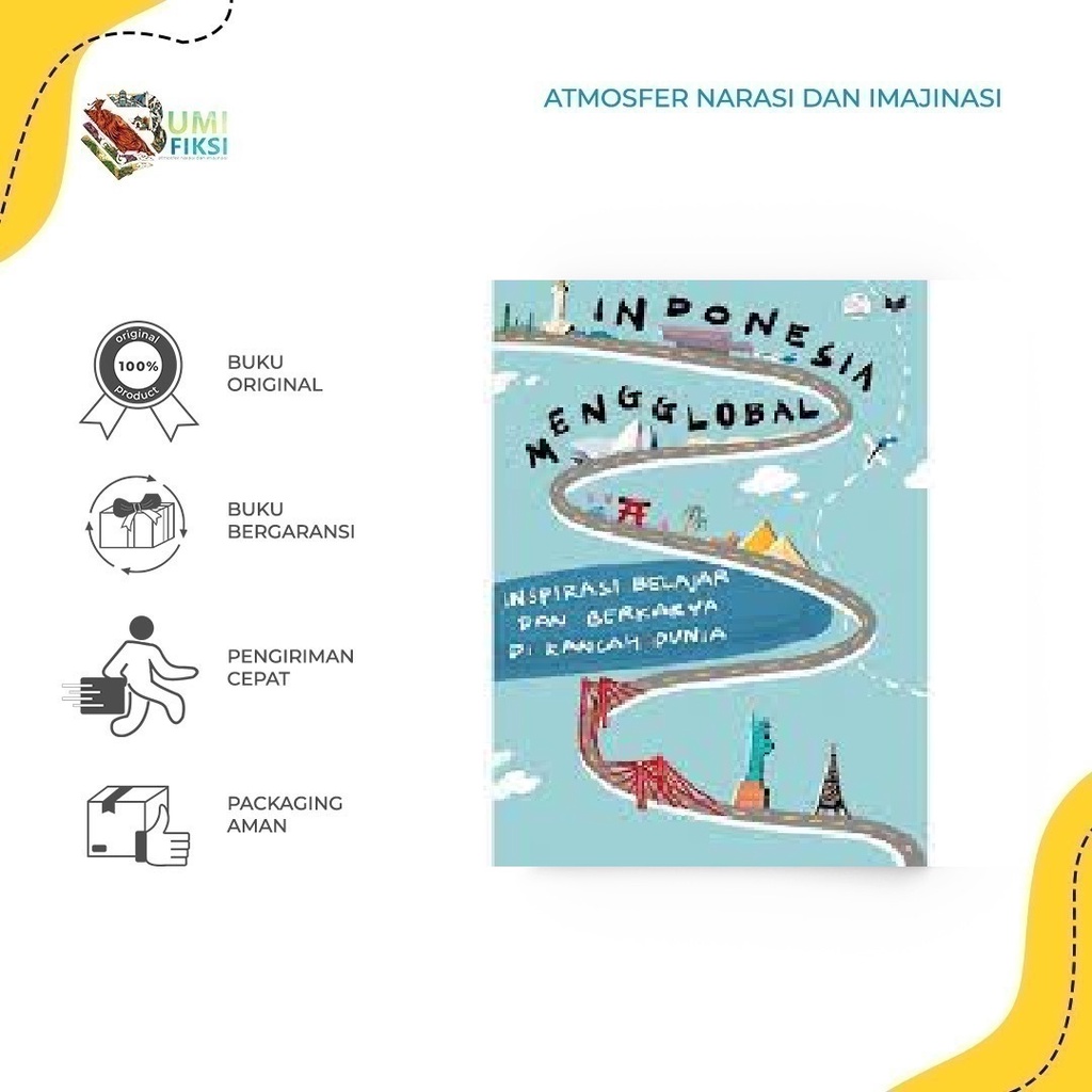 [ Promo ] Buku Novel " Indonesia Mengglobal " By Tim Penulis Indonesia Mengglobal - Bumi Fiksi