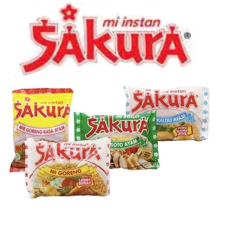 

[A(1)Q ㊚] Sakura Mie Instan - Mi Sakura Kuah Goreng Soto Kaldu - Mie Jadul-siap dikirim