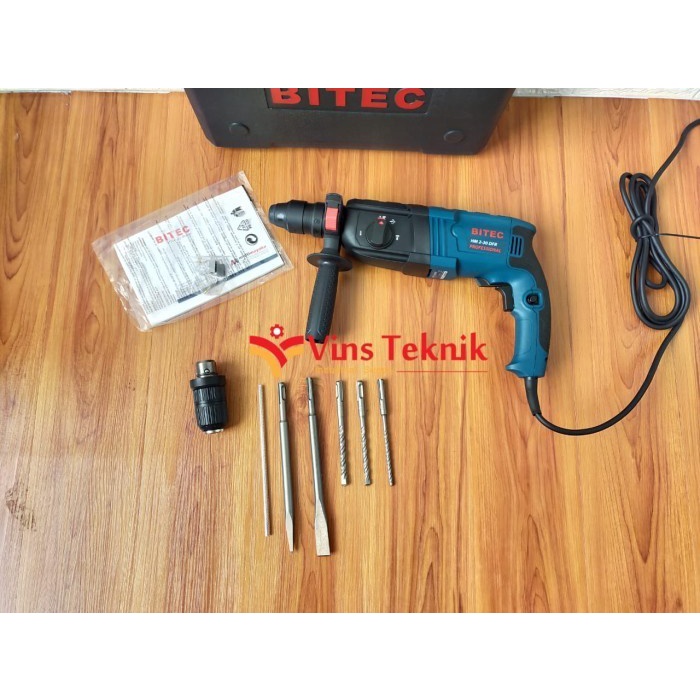Mesin Bor Beton 3Mode Rotary Hammer Hm2-30Dfr Bitec Hm 2-30 Dfr