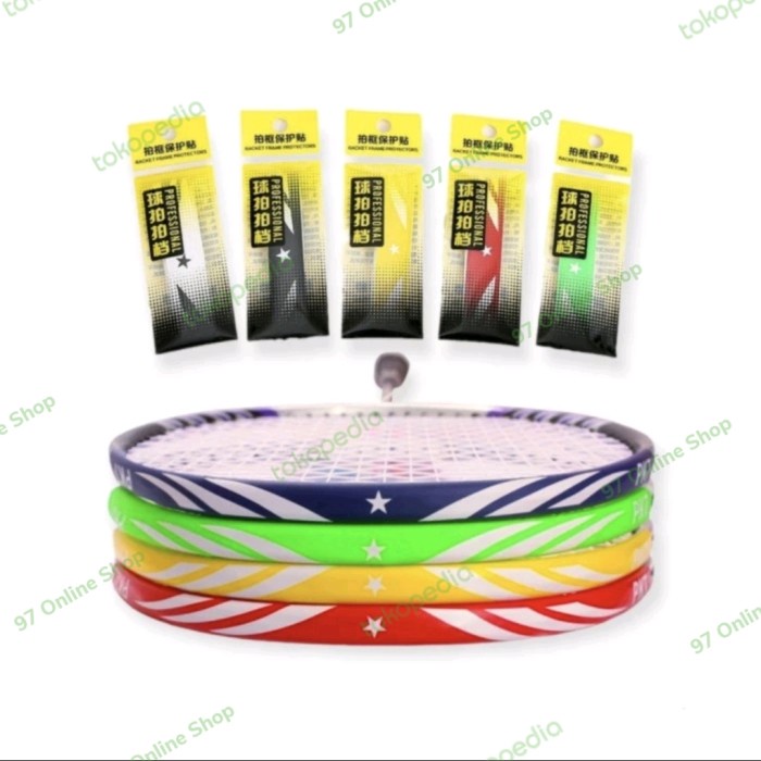 Raket Stiker Pelindung Frame Raket / Stiker Pelindung Kepala Raket Badminton