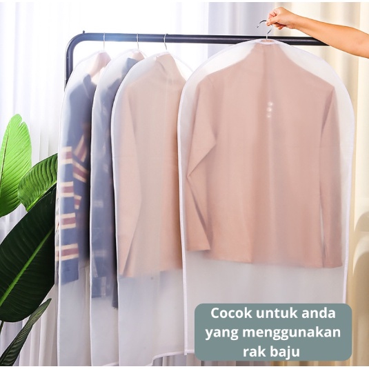❤ IJN ❤ COVER BAJU RESLETING PEVA ANTI DEBU / SARUNG BAJU /COVER GANTUNG BAJU