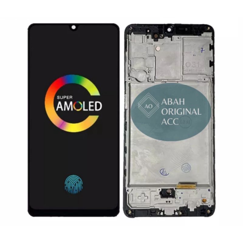 LCD TOUCHSCREEN SAMSUNG A31 A315 ORI SUPER AMOLED SUPPORT FINGERPRINT FULLSET FRAME