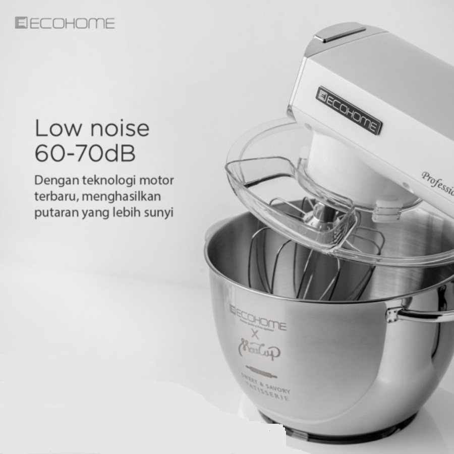 Ecohome Stand Mixer Profesional Series ESM-999 Pro Capacity 8L