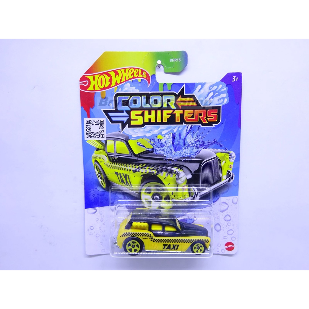 Hot Wheels Color Shifters Cockney Cab II Taxi Kuning