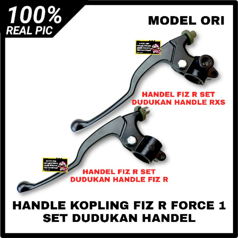 HANDLE KOPLING FIZ R FORCE HANDEL TUAS KOPLING YAMAHA F1ZR FORCE 1 HITAM SET DUDUKAN HANDLE KOPLING 