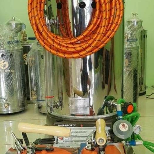 Boiler Setrika Uap Nagamoto 25 Liter Set Original