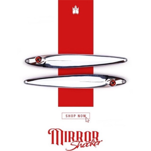 spoon jig, casting lure. umpan tengiri. 60 gr. Mirrors.