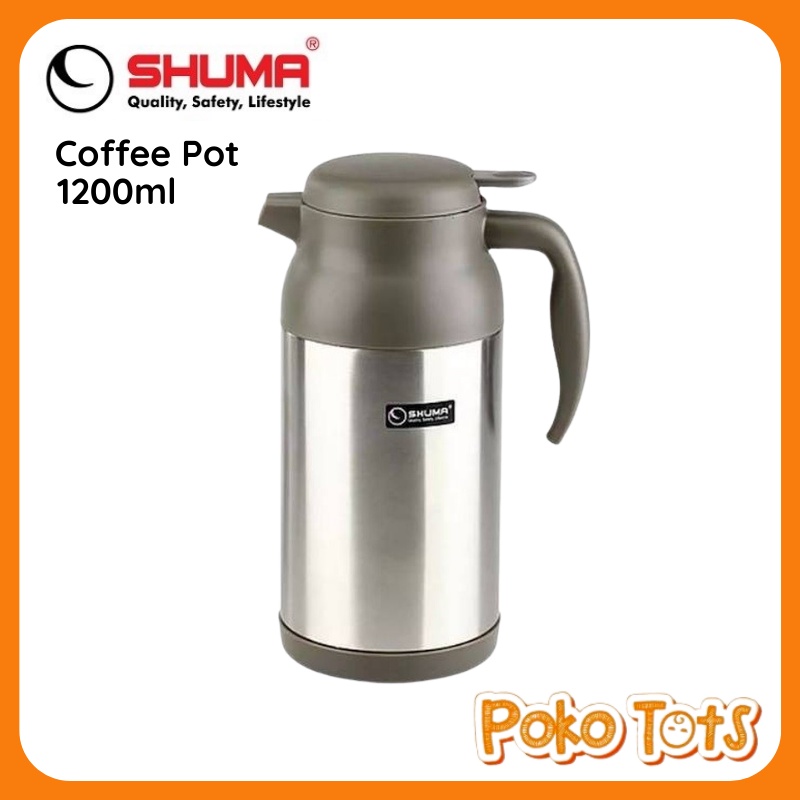 Shuma 1200Y Vacuum Coffee POT 1.2L Thermos Air Panas 1200ml WHS