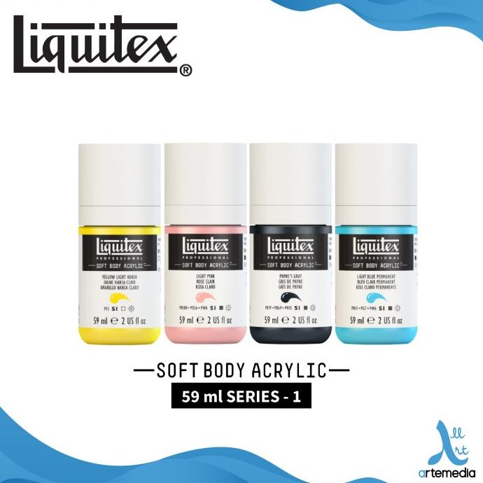 

Cat Akrilik Liquitex Soft Body 59ml Series 1 Acrylic Color - 01/02