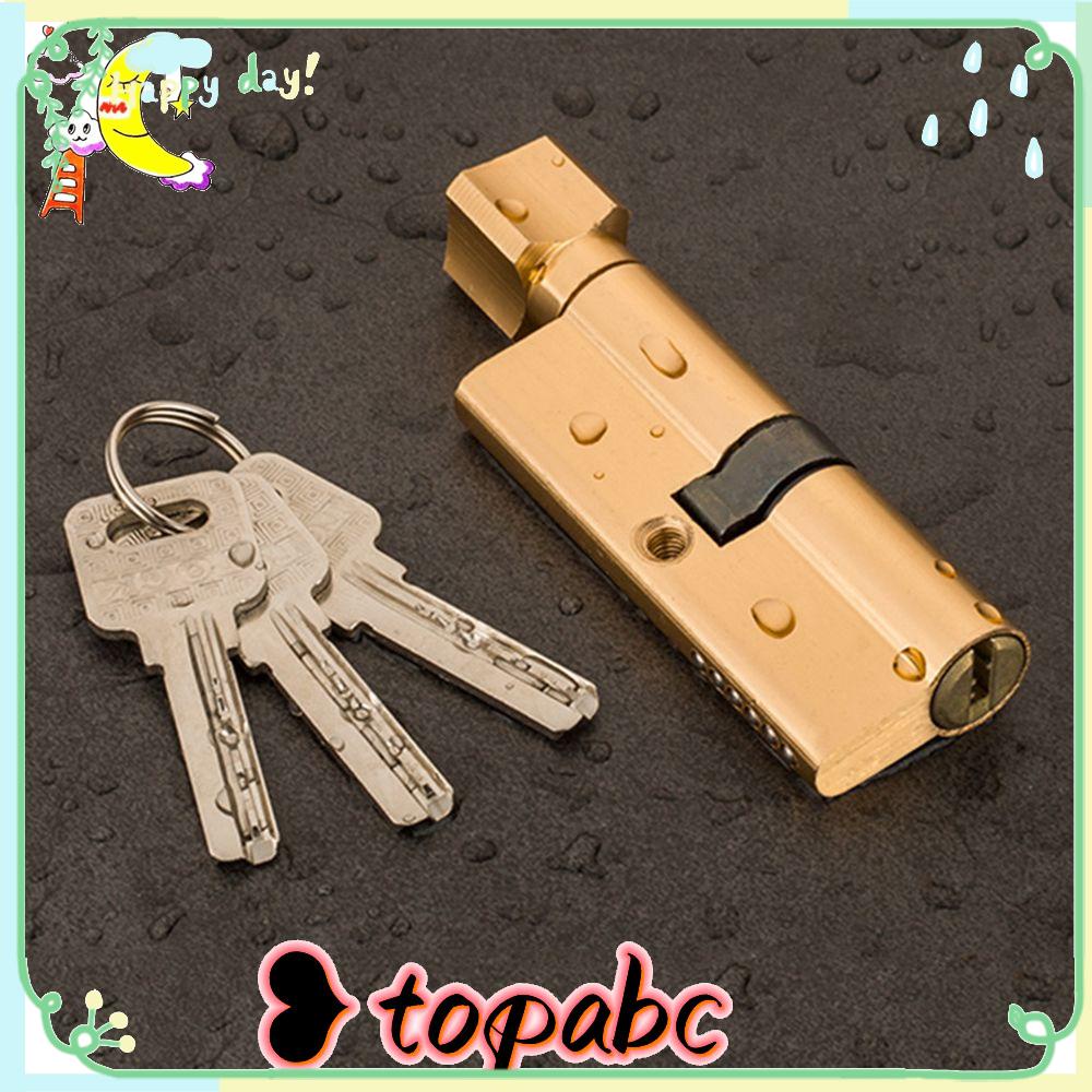 Cylinder Pintu Atas Anti Maling 70mm Kuningan 3kunci