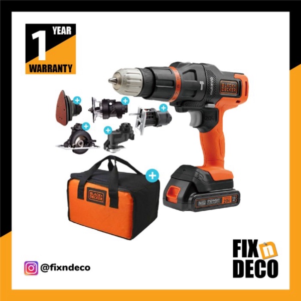 Murah BlackDecker Multi Evo 6 Heads Kit EVO185K6-B1 Berkualitas