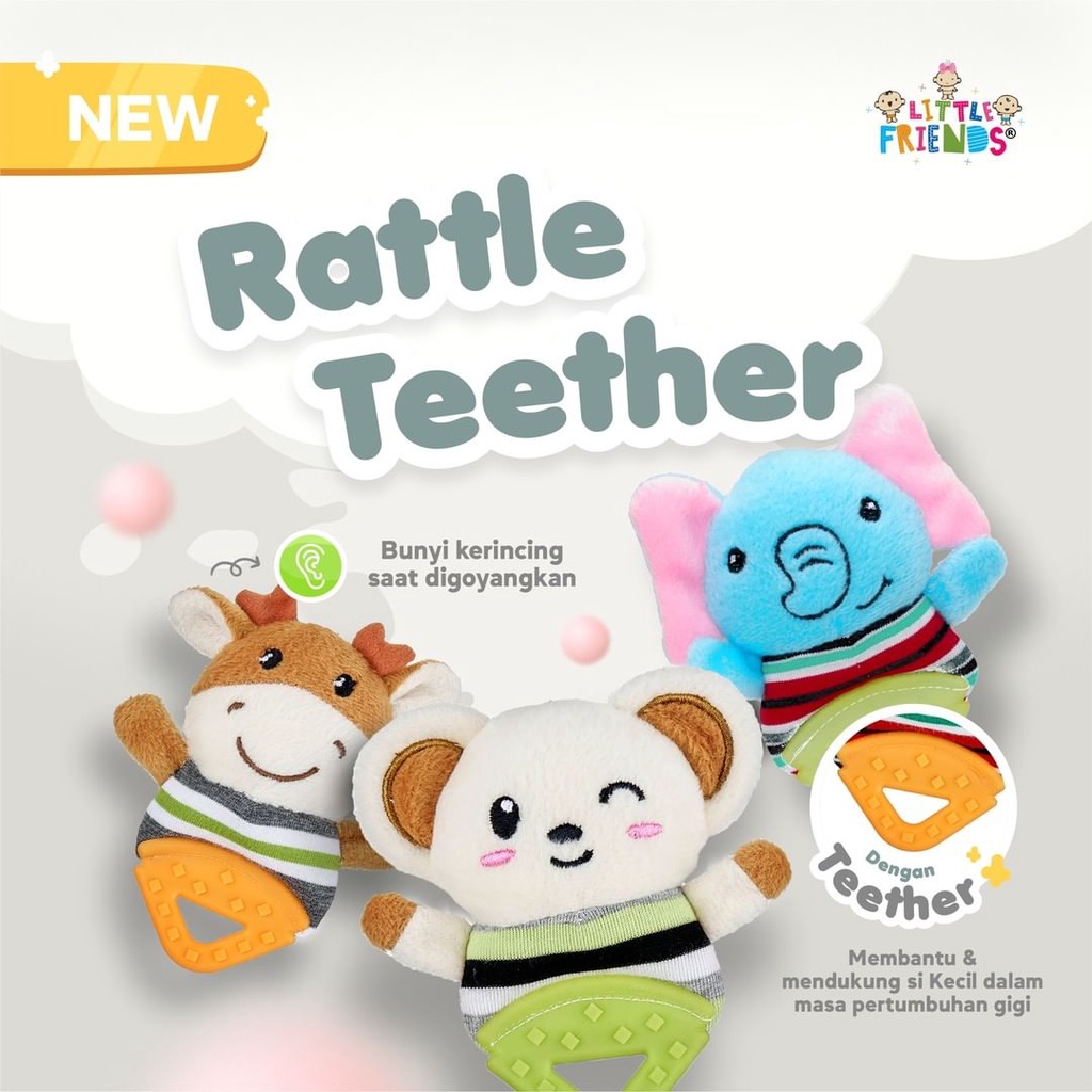 Rattle Teether - LFR3060 LFR3070 LFR3080 LFR3100- Little Friend