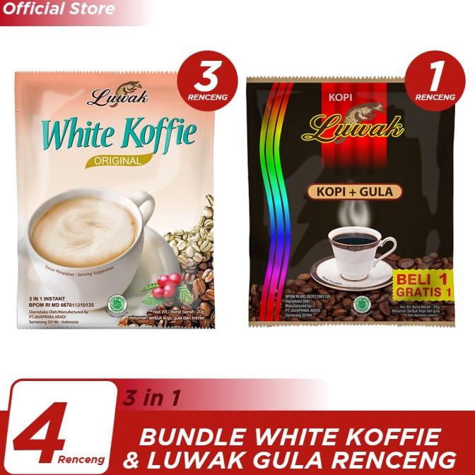 

Bundle White Koffie & Luwak Gula Renceng