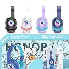 Headset Headphone Wirelles BLX6 Headphone Colorful Full Bass