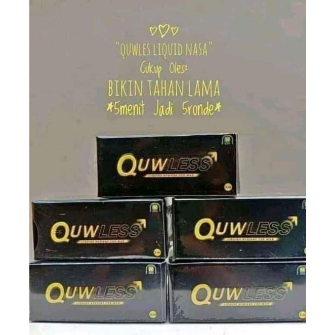 QUWLESS OBAT KUAT PRIA DEWASA NASA GARANSI PRODUK ORIGINAL