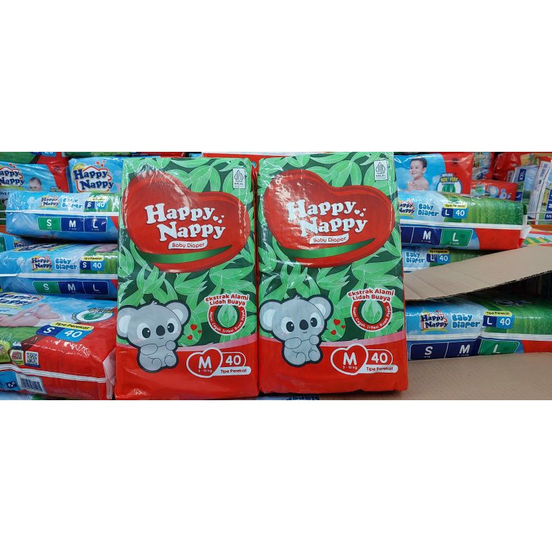 happy nappy diapers s40,m40,l40