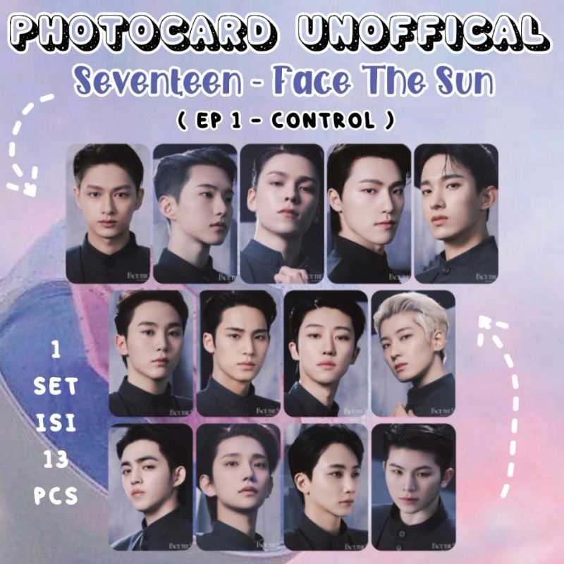 Photocard Unofficial Seventeen - Face The Sun / Photocard Seventeen / Face The Sun Control Shadow Ra