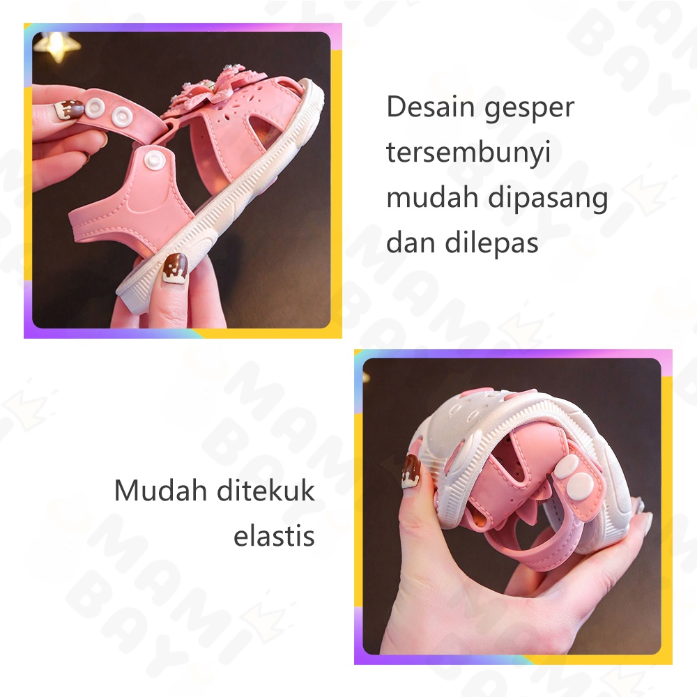 OKEYI Sandal Anak Bayi Perempuan Lembut dan tahan lama