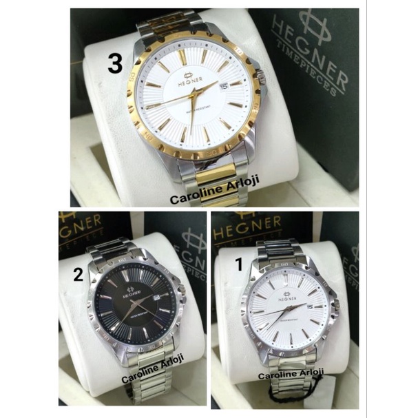 JAM TANGAN PRIA HEGNER HW1688G-1 ORIGINAL
