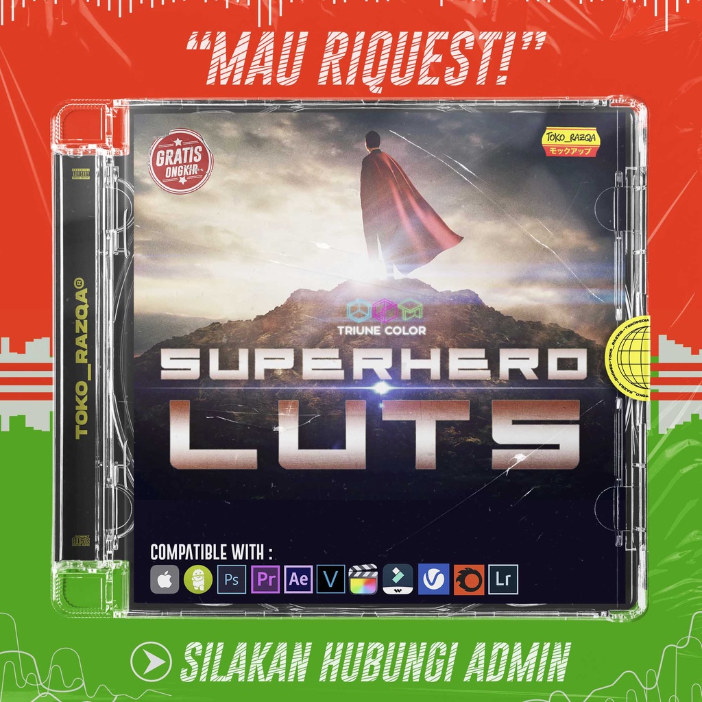 Superhero LUTs - Triune Digital ◖LUTs◗