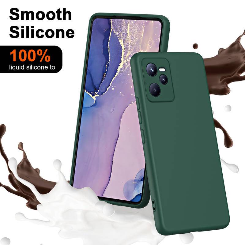 Case Silikon Cair Untuk OPPO A96 A76 A75 A54 A74 A95 A16 A55 A15 A15s 4G 5G Square Shockproof Phone Soft Back Cover