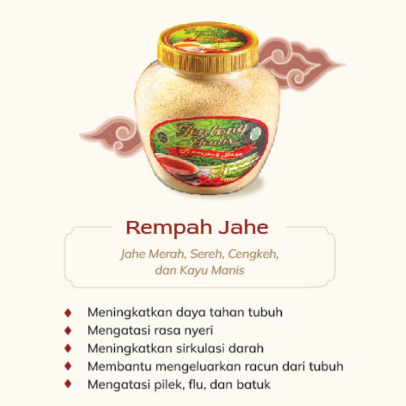 

Gentonggeulis Rempah Jahe 330gr