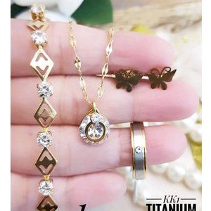 Titanium set perhiasan dewasa 271207