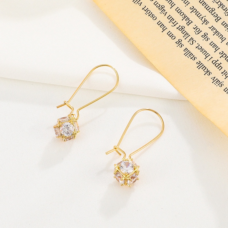 Vintage Pesona Anting Fashion Untuk Wanita Panjang Rumbai Zirkon Simpul Menjuntai Drop Earrings