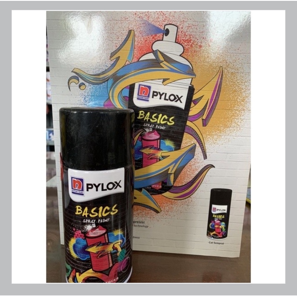 Pylox Basic Nippon Paint 300CC Besi Plastik Kayu CLEAR GLOSS