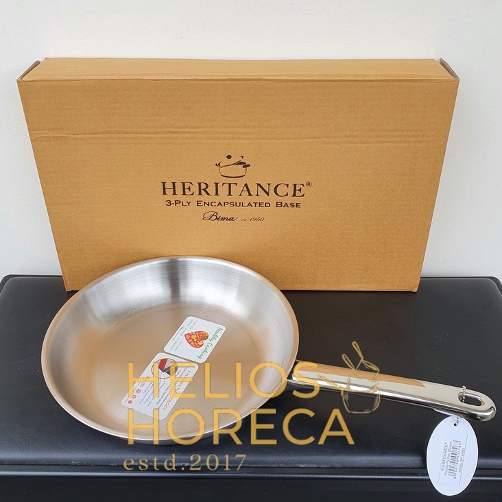 Bima Heritance Pro-Lite Fry Pan 26cm BP121826, Inox Premium stainless steel Frying Pan Penggorengan