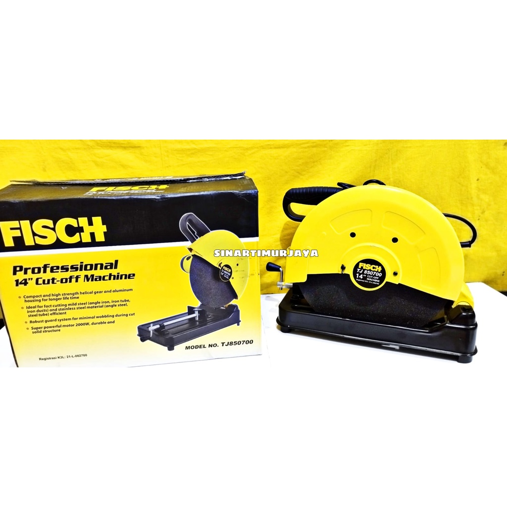 CUT OFF FISCH 14" MACHINE / MESIN GERINDA POTONG BESI / POTONG TULANG 14 INCH FISCH