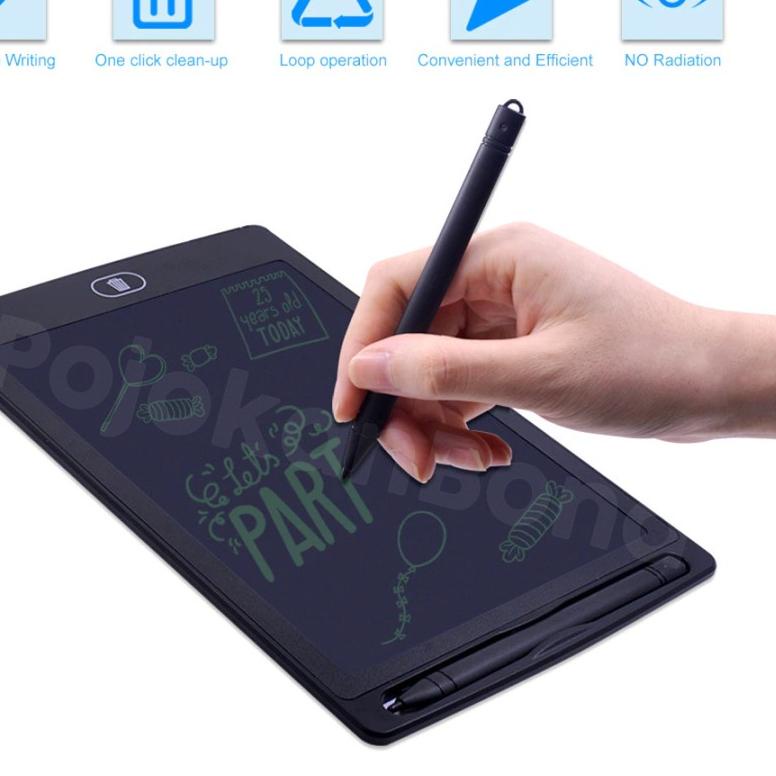 

Pasti Laris LCD Drawing Writing Tablet 8.5" Papan Tulis Anak Board writing Pad JY7!