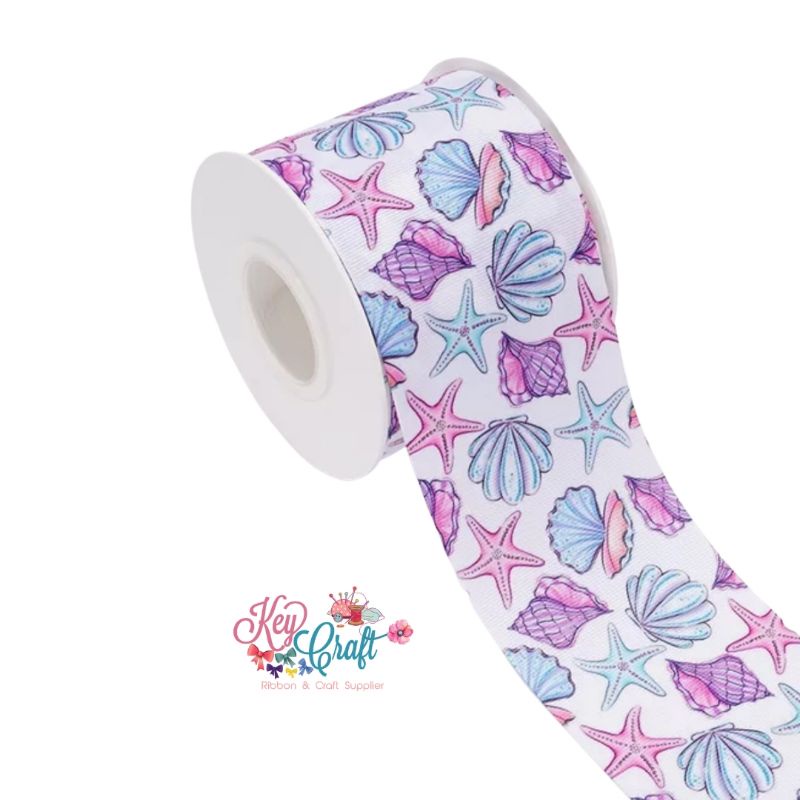 

Pita Grossgrain motif Sea Shell size 3,8cm