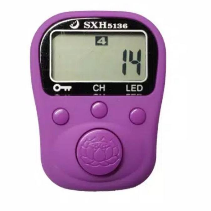 Tasbih Digital LED Tasbih Rechargeable Tally 6 Digit dan 5 Channel