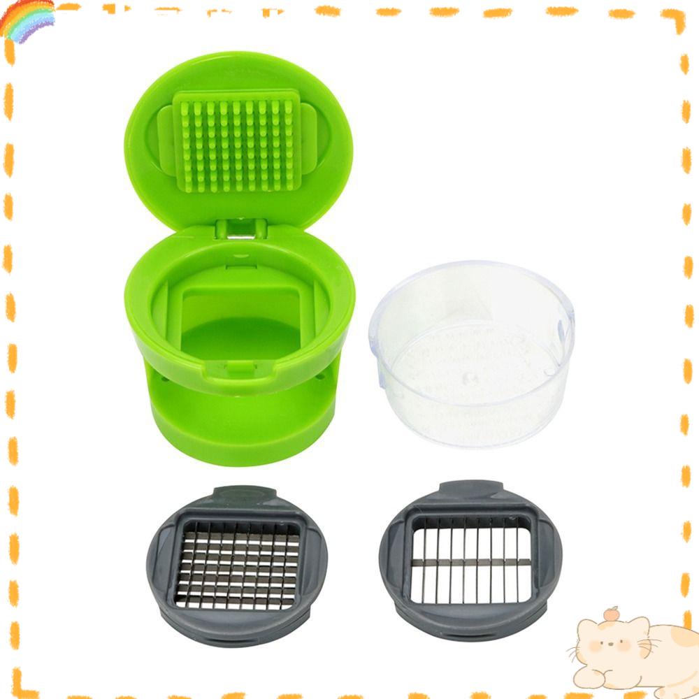 Solighter Manual Garlic Mincer Portable Gadget Perlengkapan Dapur Penekan Bawang Putih