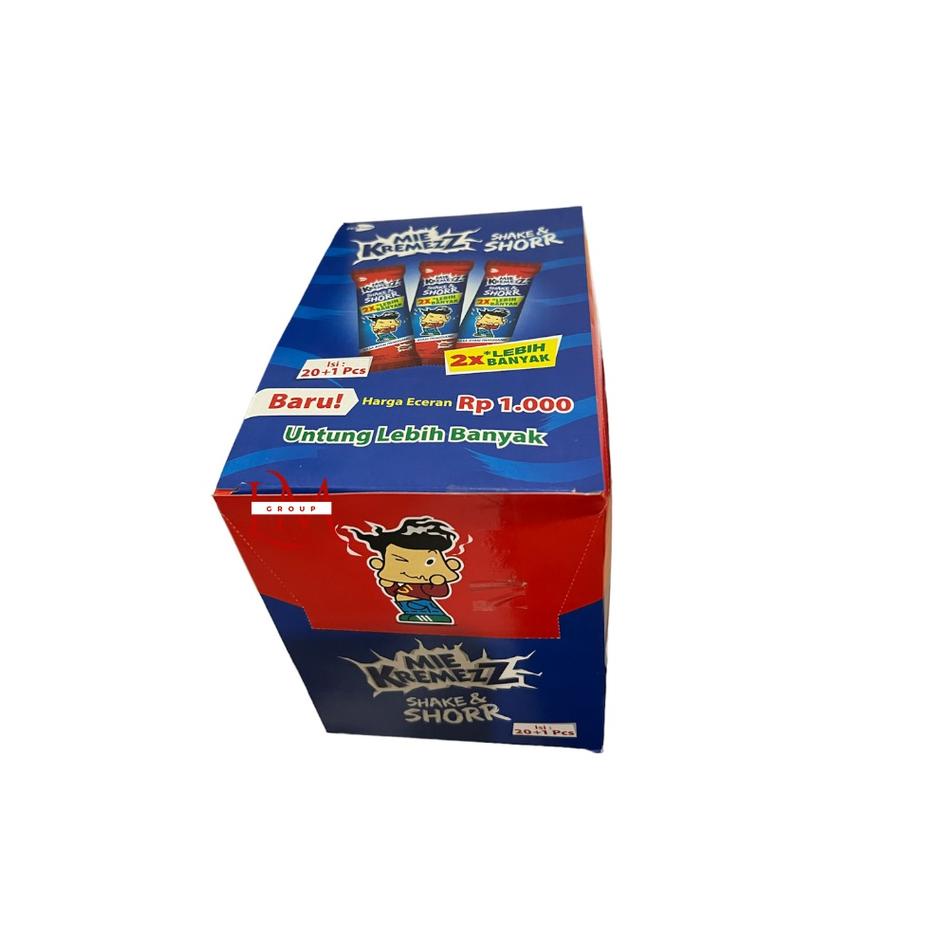 

❃Ready Stock✷➧ 9MJAN Mie Kremezz Shake & Shorr 1000 1 Box Isi 20+1 pcs @16gr 48 ➧Best Terlaris