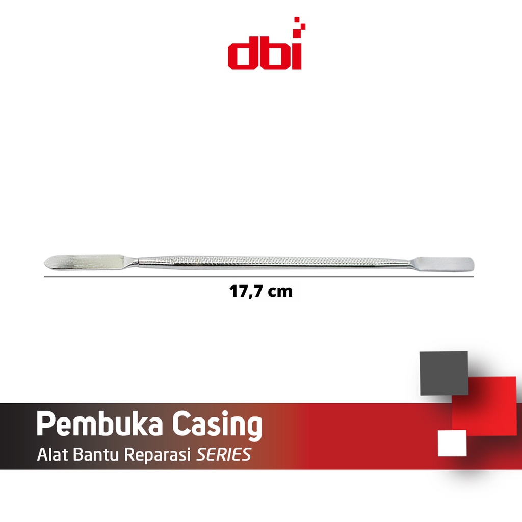 Pembuka Casing / Pengungkit Stainless Steel Lurus / Spatula Single