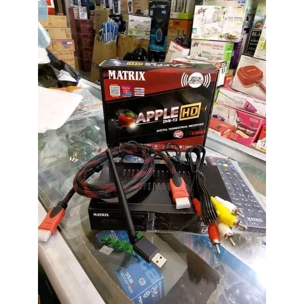 set top box matrix apple merah