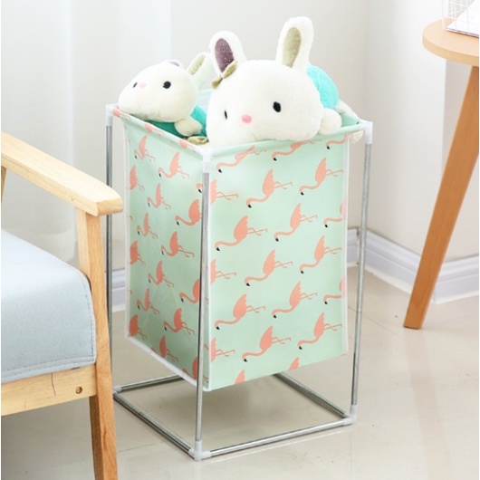 ❤ IJN ❤ Keranjang Baju Kotor / Keranjang Stand Cucian Pakaian / Storage Box Laundry Bag / Wadah Tempat Penyimpanan Mainan Anak atau Jemuran