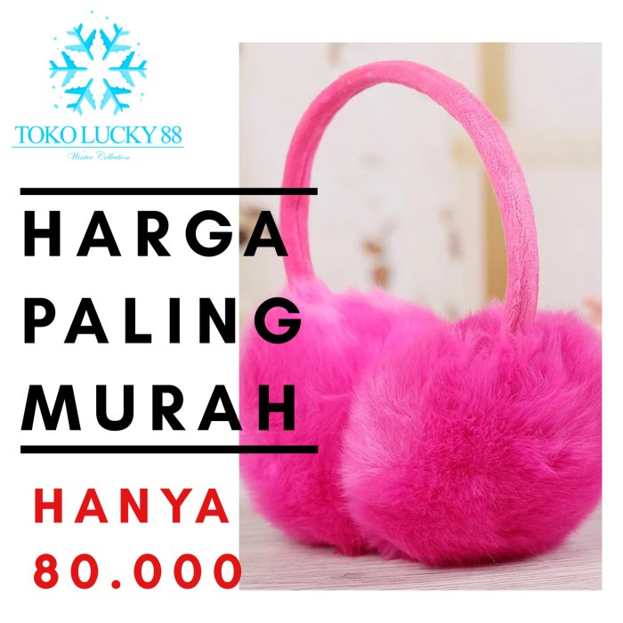 Earmuff Winter Musim Dingin Import