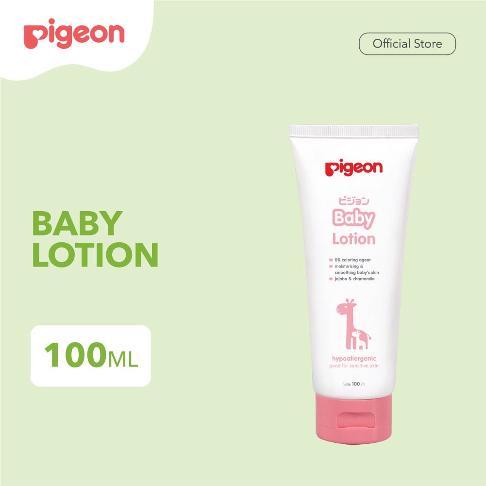 |LB| PIGEON Baby Lotion 100ml - Body lotion Bayi - Pelembab Badan bayi 100ml