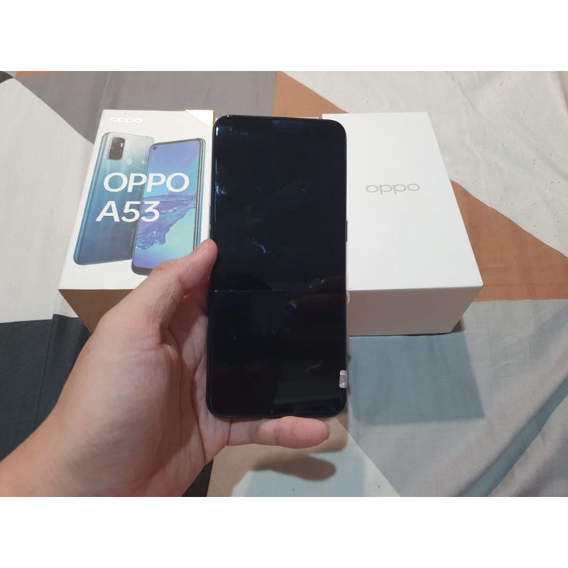 OPPO A53 RAM 4/128GB EX RESMI OPPO SECOND DUAL SIM FULLSET